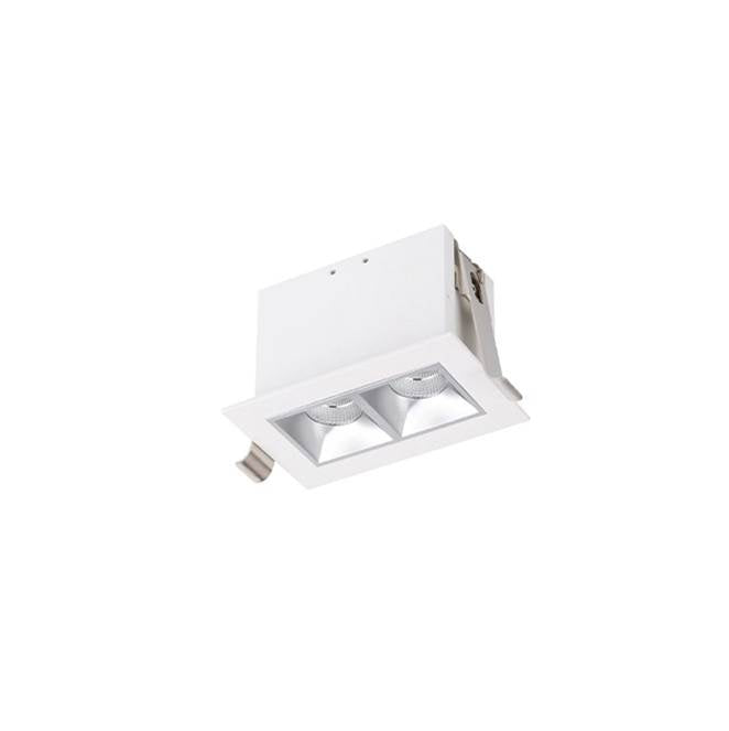 WAC Lighting Multi Stealth Multi Stealth Downlight Trim 2 Cell Narrow Flood Beam 3000k 90cri In Black/black
