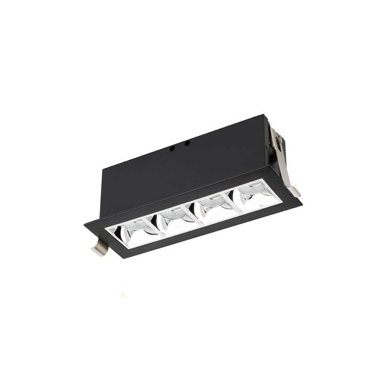 WAC Lighting Multi Stealth Multi Stealth Downlight Trim 4 Cell Flood Beam 2700k 90cri In Black/black