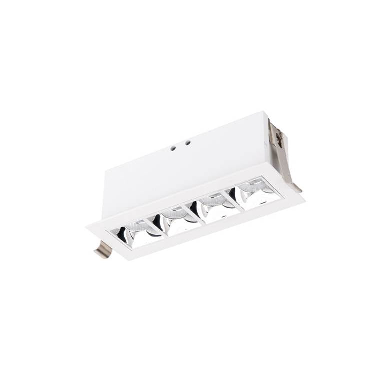 WAC Lighting Multi Stealth Multi Stealth Downlight Trim 4 Cell Flood Beam 2700k 90cri In Black/black