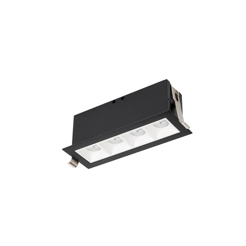 WAC Lighting Multi Stealth Multi Stealth Downlight Trim 4 Cell Flood Beam 2700k 90cri In Black/black