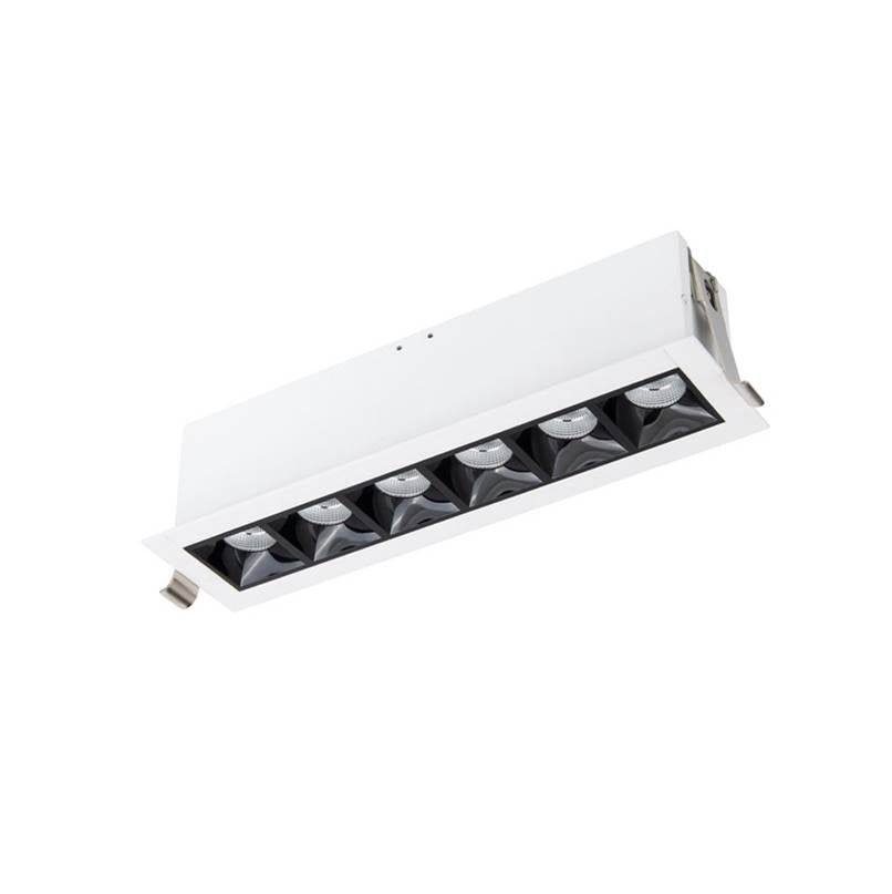 WAC Lighting Multi Stealth Multi Stealth Downlight Trim 6 Cell Narrow Flood Beam 4000k 90cri In Black/black