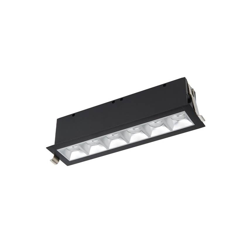 WAC Lighting Multi Stealth Multi Stealth Downlight Trim 6 Cell Flood Beam 3000k 90cri In Black/black