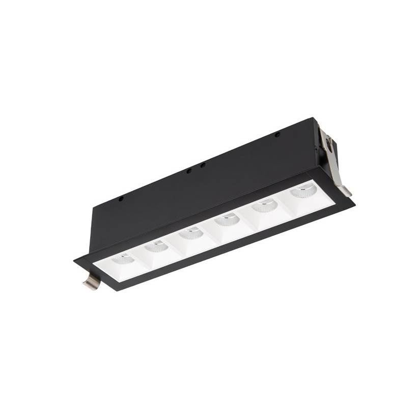 WAC Lighting Multi Stealth Multi Stealth Downlight Trim 6 Cell Narrow Flood Beam 3000k 90cri In Black/black