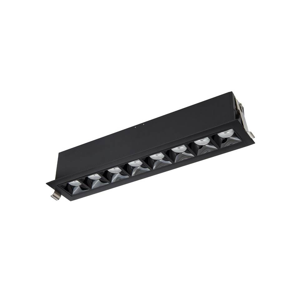 WAC Lighting Multi Stealth Multi Stealth Downlight Trim 8 Cell Flood Beam 3000k 90cri In Black/black