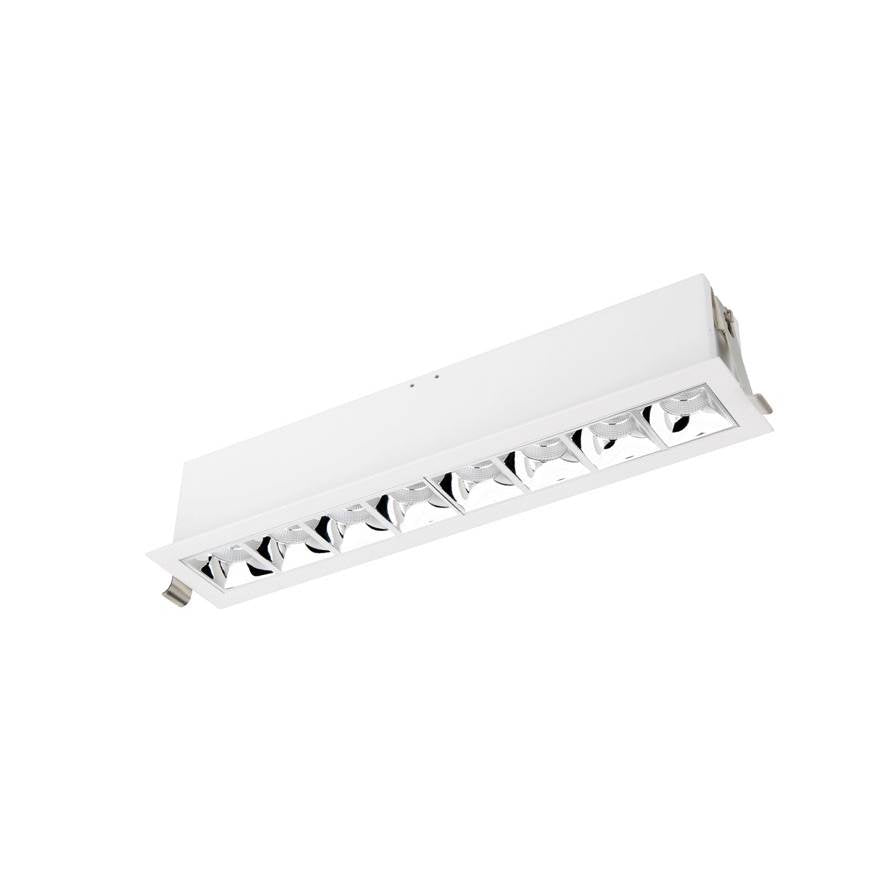 WAC Lighting Multi Stealth Multi Stealth Downlight Trim 8 Cell Spot Beam 3000k 90cri In Black/black
