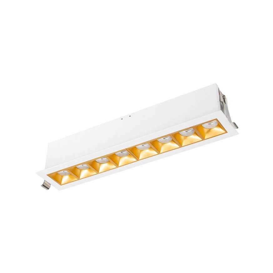 WAC Lighting Multi Stealth Multi Stealth Downlight Trim 8 Cell Spot Beam 3000k 90cri In Black/black