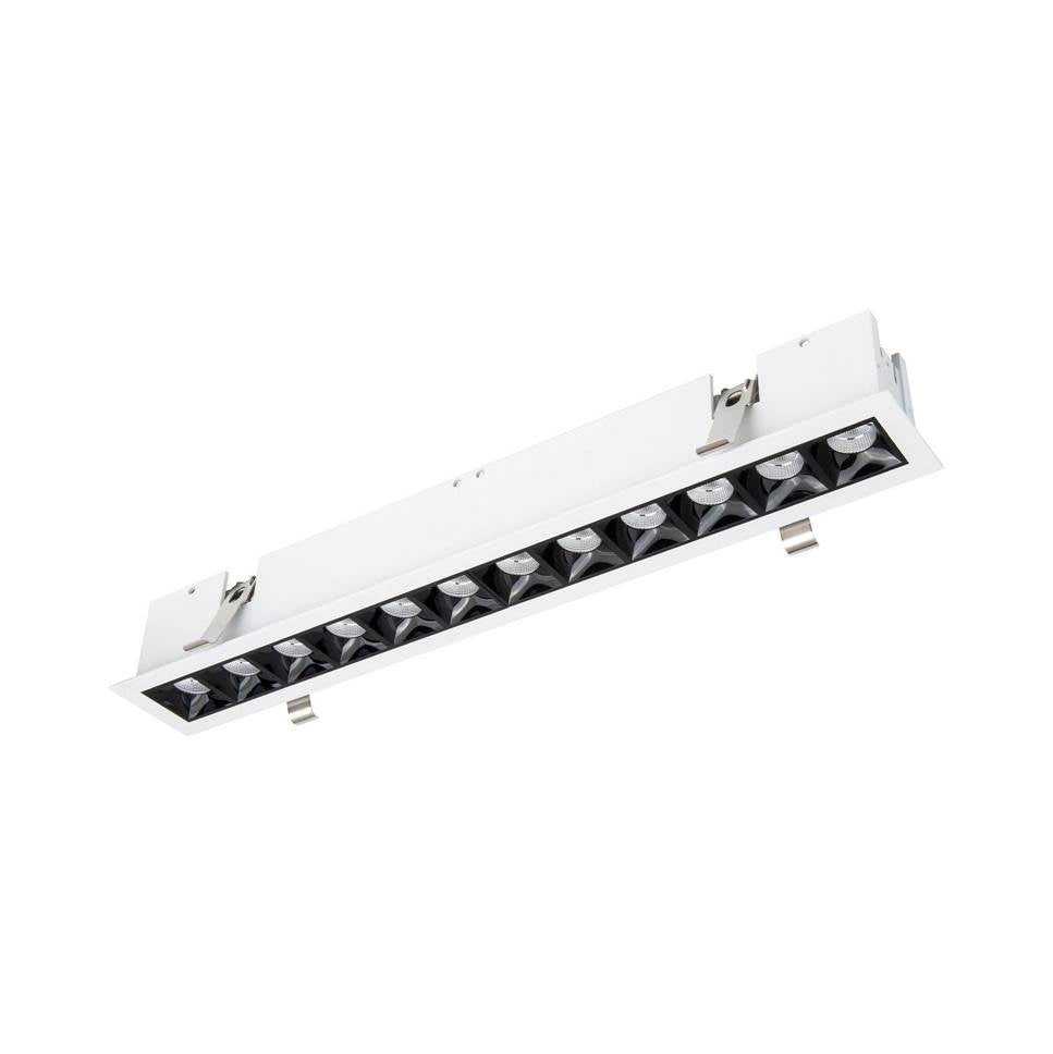 WAC Lighting Multi Stealth Multi Stealth Downlight Trim 12 Cell Flood Beam 2700k 90cri In Black/black
