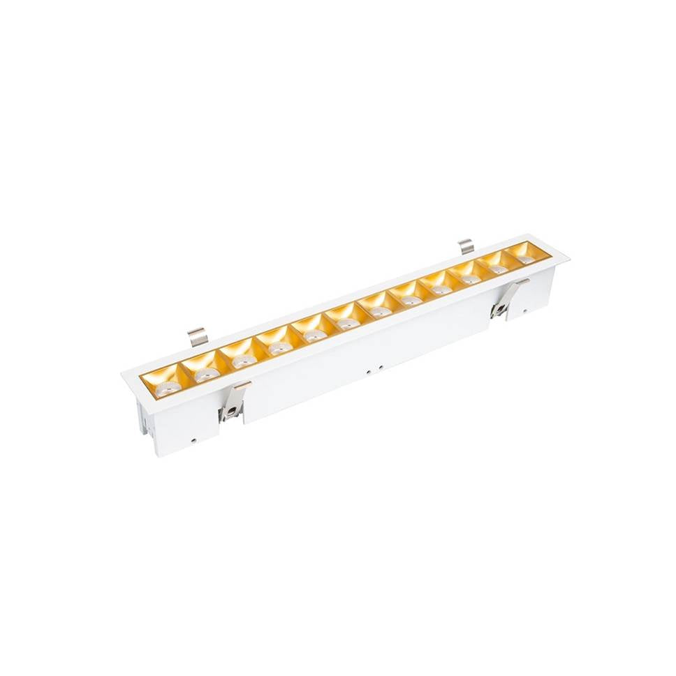 WAC Lighting Multi Stealth Multi Stealth Downlight Trim 12 Cell Spot Beam 4000k 90cri In Black/black