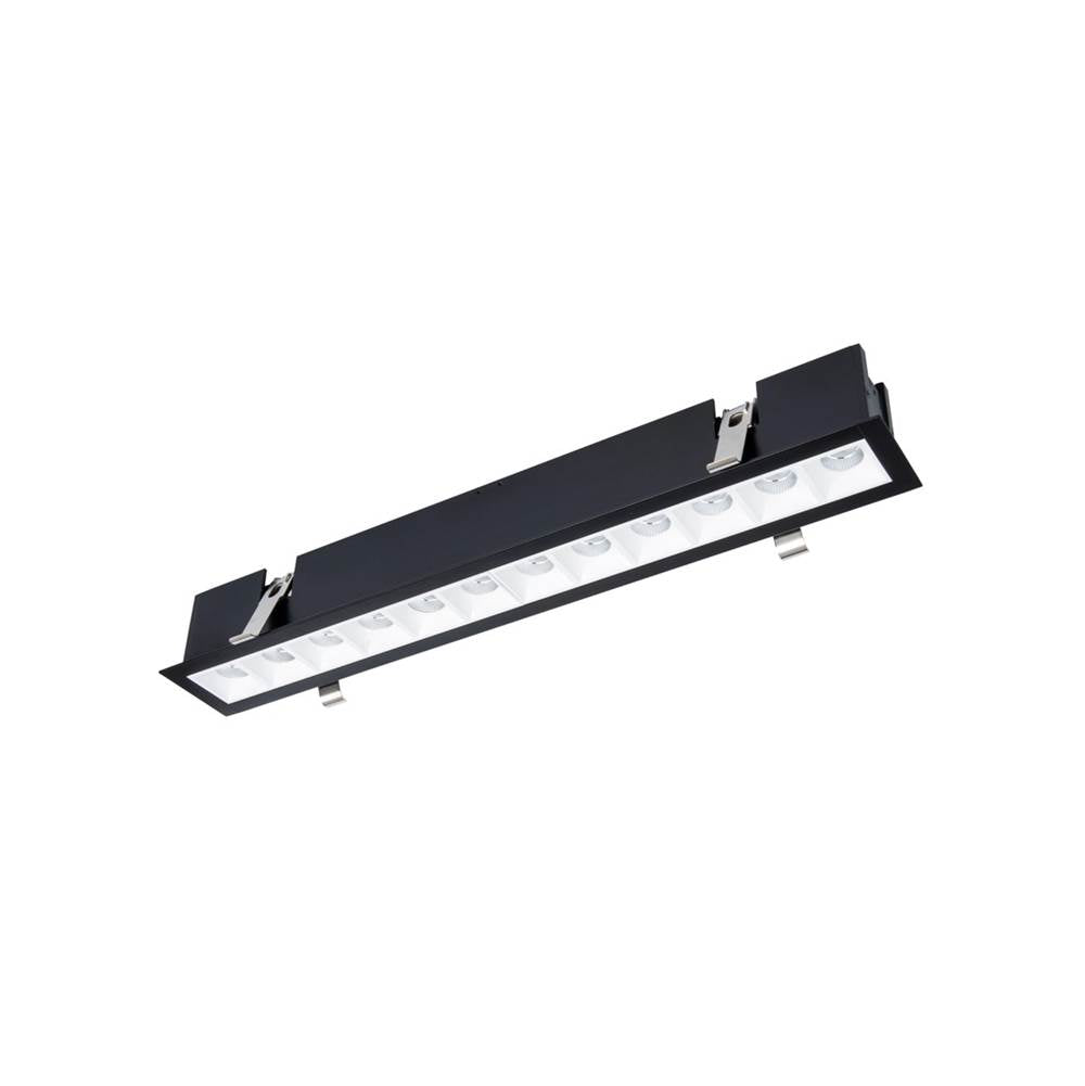 WAC Lighting Multi Stealth Multi Stealth Downlight Trim 12 Cell Flood Beam 2700k 90cri In Black/black
