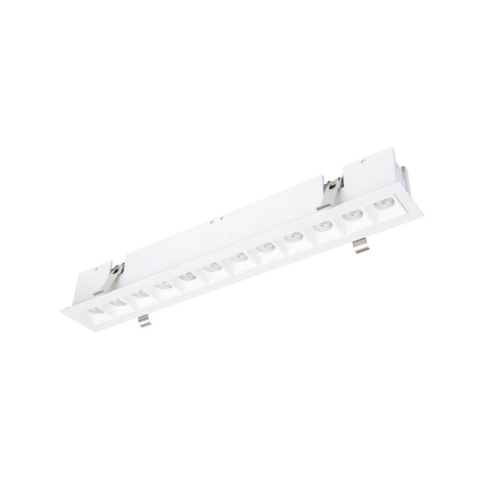 WAC Lighting Multi Stealth Multi Stealth Downlight Trim 12 Cell Spot Beam 3500k 90cri In Black/black