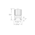 WAC Lighting Volta 2'' Square Downlight Trim