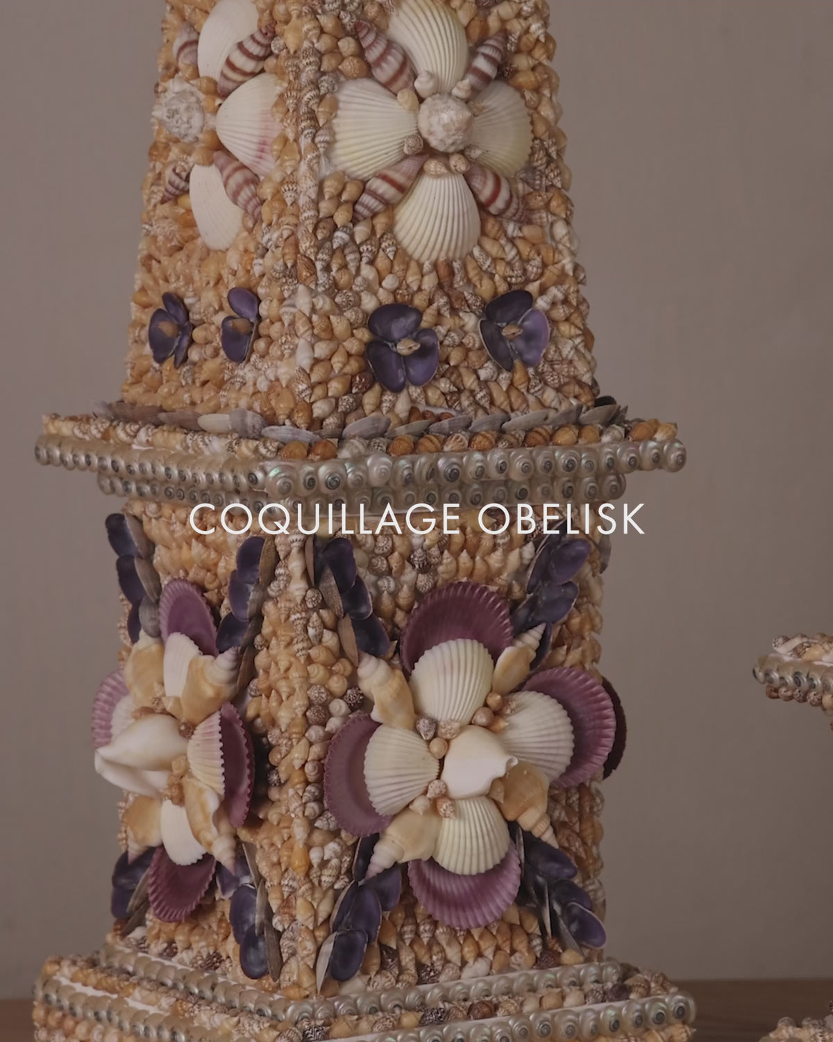Currey And Company Coquillage Short Obelisk