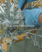 Currey And Company Baobab Large Silver Chandelier