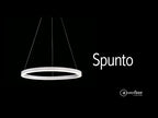 Eurofase Spunto, Chandelier, 3-light, 61'', Brushed Gold, White Glass
