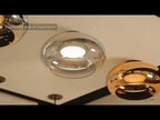 Kuzco Trinity 12-in Black/chrome Led Pendant