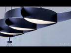Kuzco Maestro 33-in Black Led Chandeliers