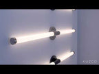 Kuzco Akari 37-in Black Led Linear Pendant