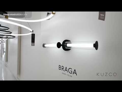 Kuzco Braga 28-in Black Led Vanity