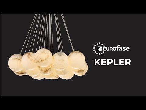Eurofase Kepler, Pendant , 15'', Gold, Alabaster