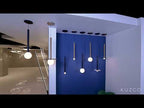 Kuzco Elixir 15-in Brushed Gold Led Pendant