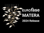 Eurofase Matera, Chandelier, 25-light, 56'', Antique Gold, White Glass