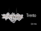 Eurofase Trento, Chandelier, 7-light, 25'', Chrome, Clear Glass