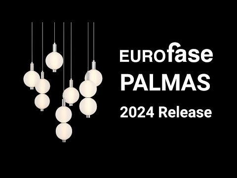Eurofase Palmas, Chandelier, 5-light, 24'', Gold, Smoked Glass