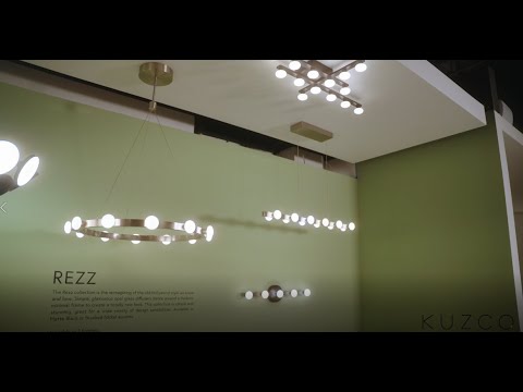 Kuzco Rezz 36-in Black Led Linear Pendant