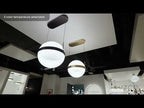 Kuzco Pisces 12-in Brushed Gold/light Guide Led Pendant