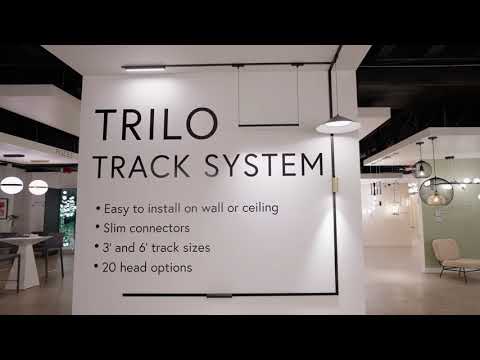Kuzco Kyan 33-in Brushed Gold 4000k Trilo Track Linear Pendant