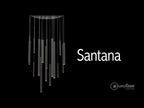 Eurofase Santana, Chandelier , 18-light, 42'', Satin Nickel