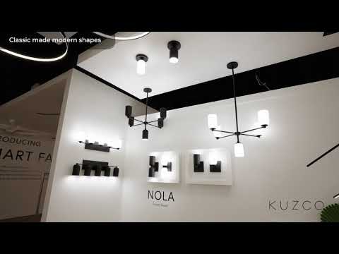 Kuzco Nola 31-in Brushed Gold/glossy Opal Glass Socket Vanity Light
