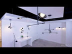 Kuzco Rotaire 33-in Black Led Vanity