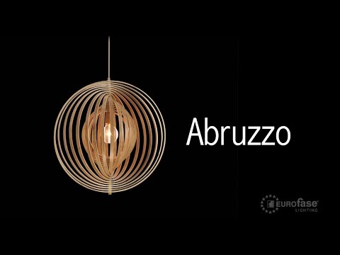 Eurofase Abruzzo, Pendant , 18'', Wood
