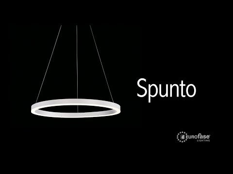 Eurofase Spunto, Chandelier, 61'', Brushed Gold, White Glass