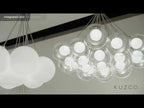 Kuzco Bolla 28-in Brushed Gold Led Chandelier
